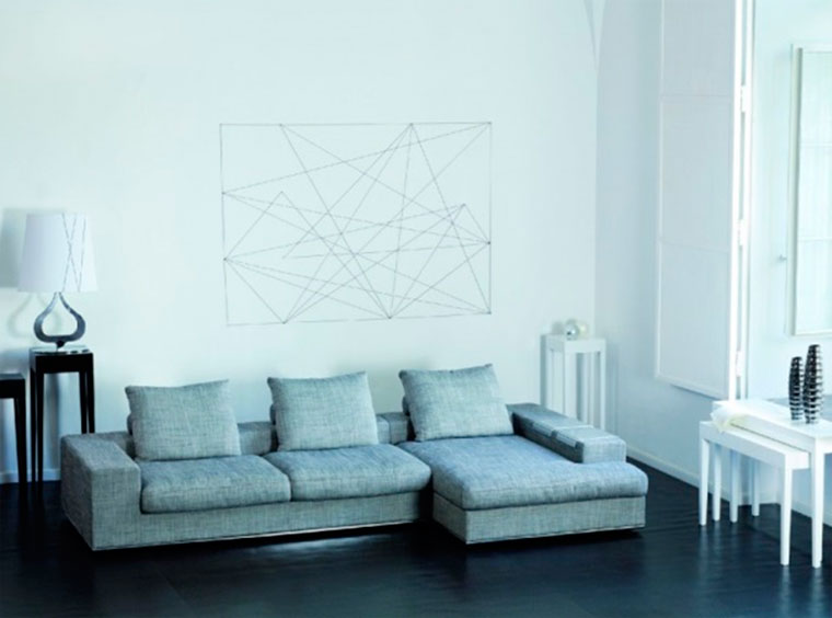 Мебель серого цвета в интерьере – фото
