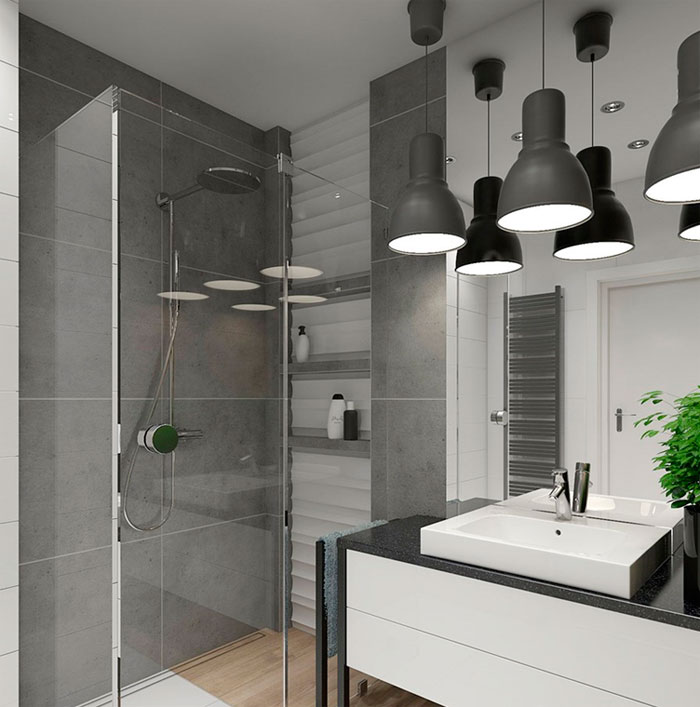 Скандинавский стиль в ванной комнате – естественно и элегантно