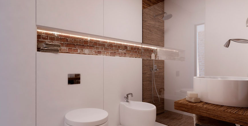 Скандинавский стиль в ванной комнате – естественно и элегантно