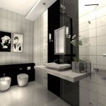 Дизайн ванной комнаты c белой плиткой