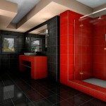 Ванная комната – серая плитка в главной роли
