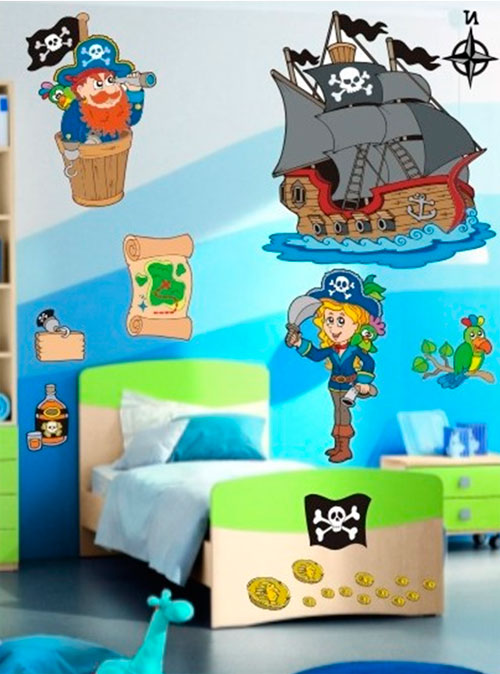 Пиратская детская мебель
