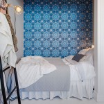 Декор спальни в голубых тонах