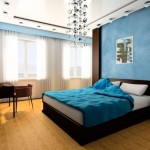 Дизайн спальни голубого цвета