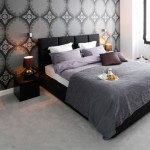 Современный дизайн обоев для спальни - фото