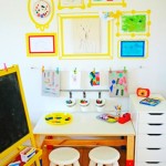 Рисунки на стенах в детской комнате