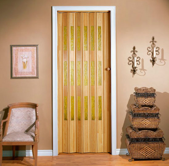 Двери-гармошка деревянные межкомнатные