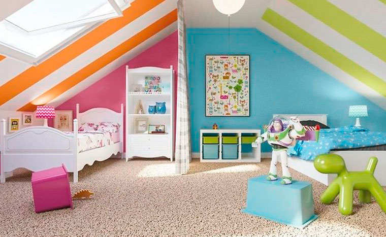 Идеи детской комнаты для мальчика и девочки – фото