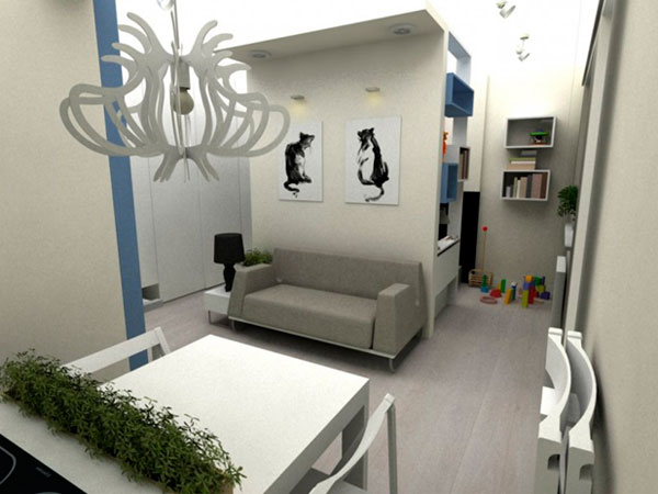 Идеи дизайна для однокомнатной квартиры 30 кв. м