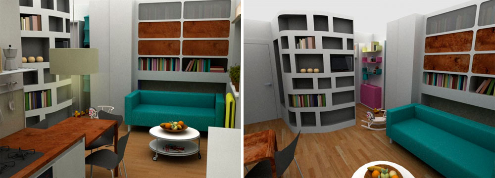 Идеи дизайна для однокомнатной квартиры