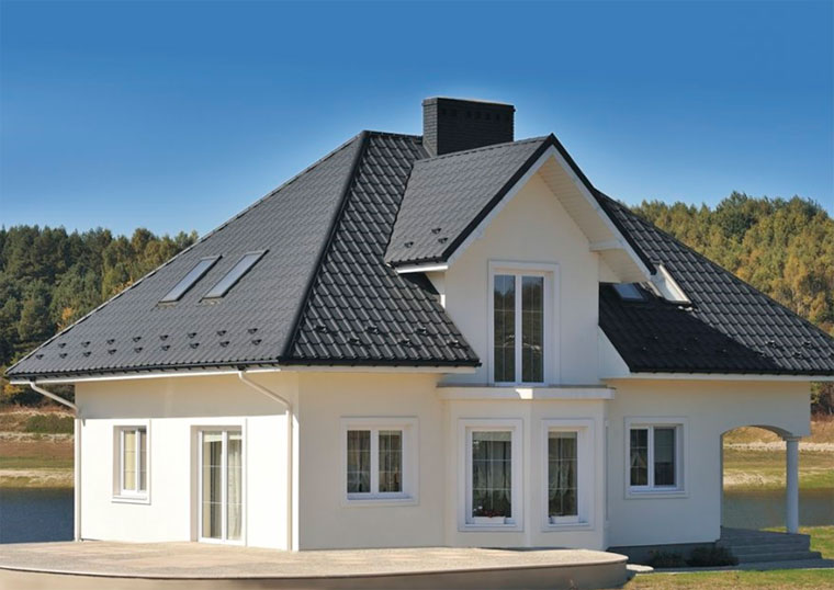 Как правильно сочетать цвет фасада и крыши дома?