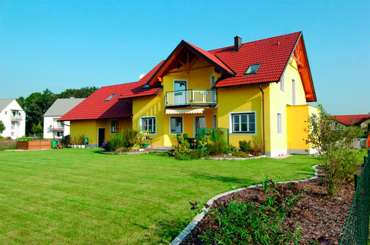 Как правильно сочетать цвет фасада и крыши дома?
