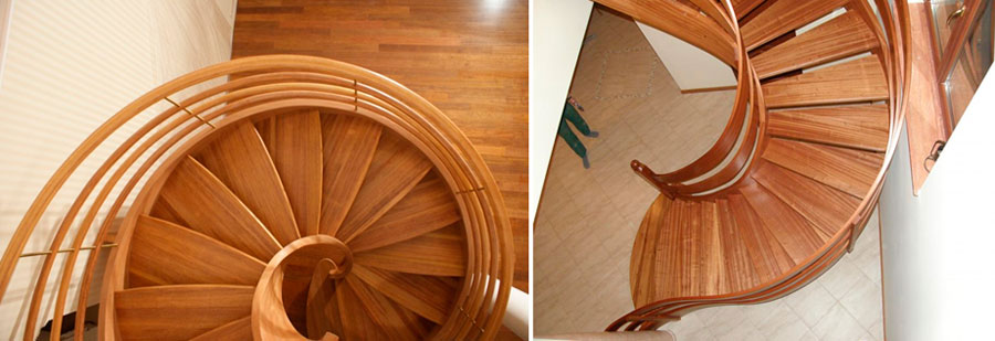 Классические и современные деревянные перила для лестниц в доме – фото