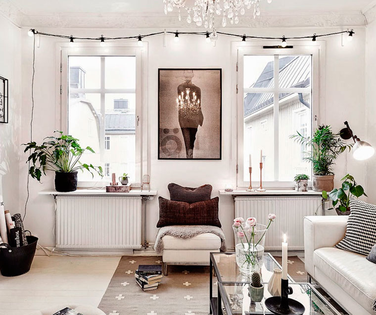 Скандинавский стиль в интерьере квартиры – фото