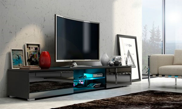 Мебель под телевизор в современном стиле – фото