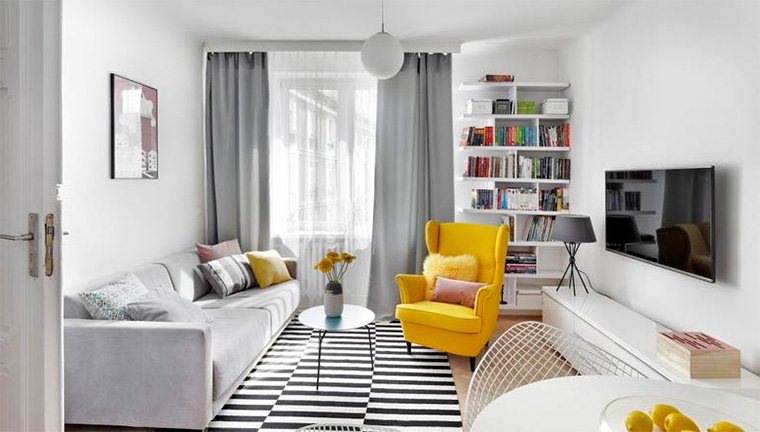 Обворожительный серый в интерьере гостиной: особенности дизайна и удачные цветовые сочетания