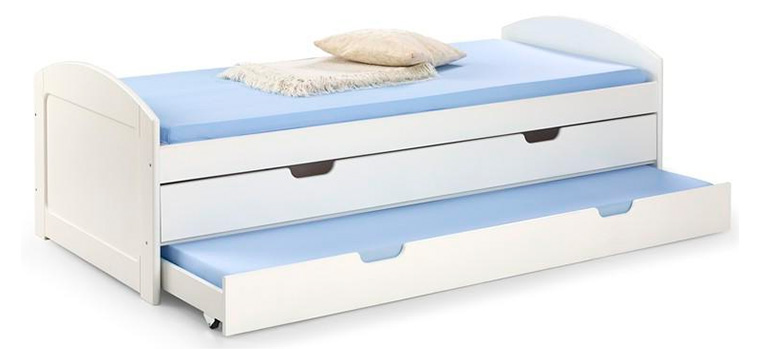 Выдвижные кровати для двоих детей в современном стиле