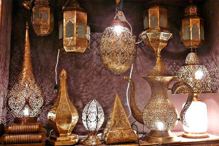 Дизайн кухни в марокканском стиле и освещение