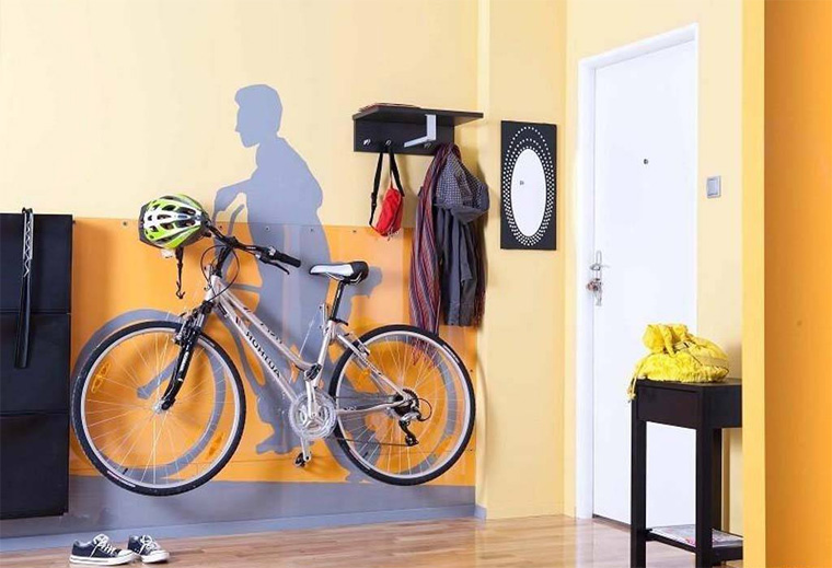 Настенный кронштейн для велосипеда на стену (для его хранения)